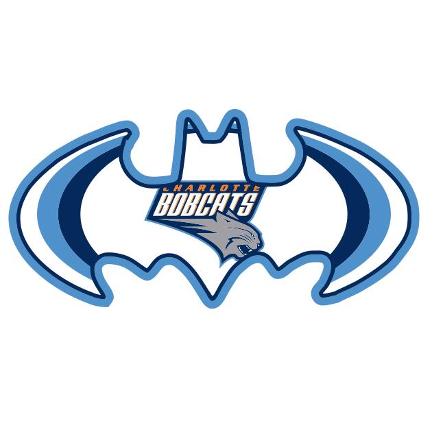 Charlotte Bobcats Batman Logo iron on transfers